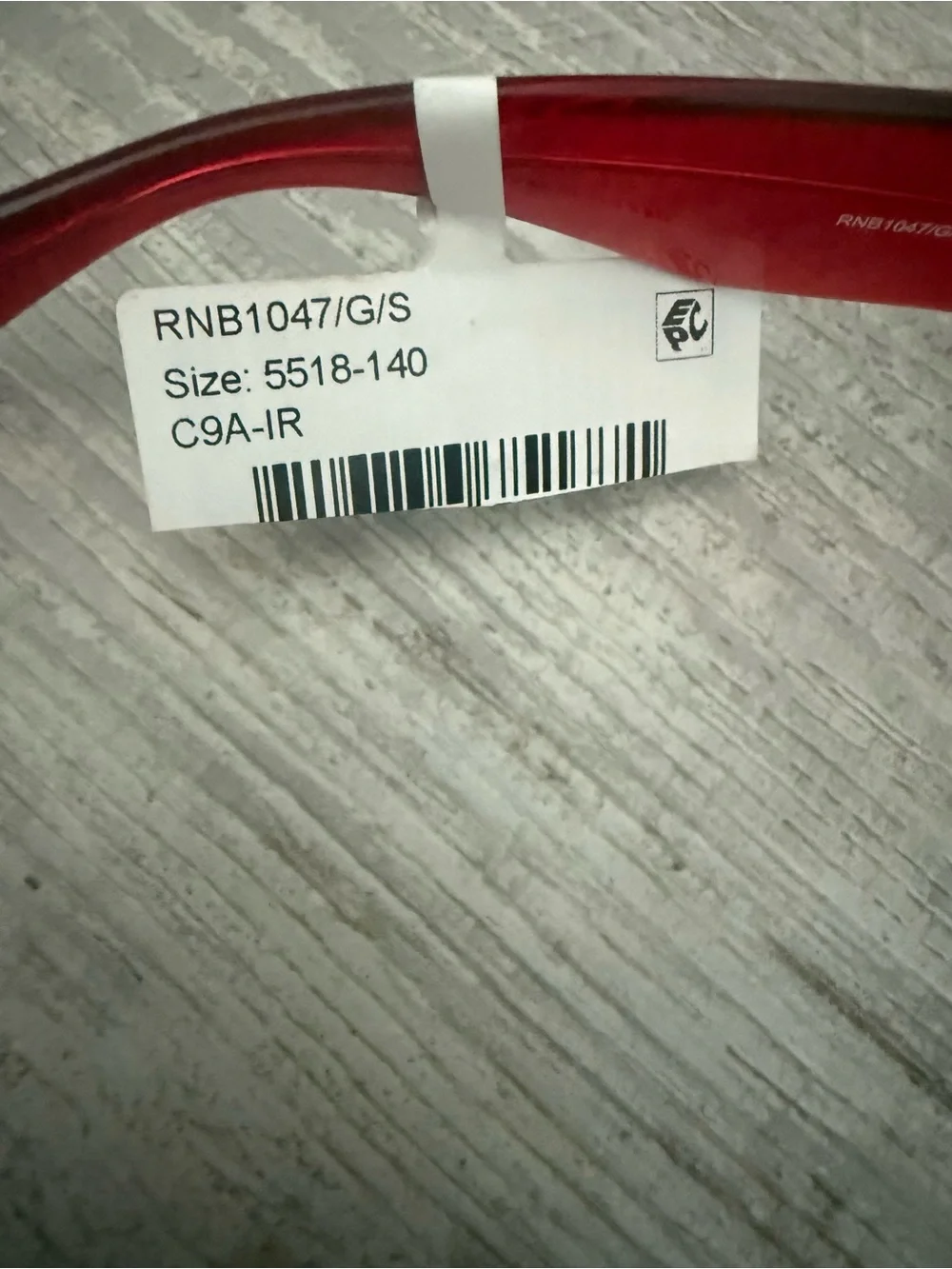 rag & bone Red Rectangular Glasses. Frame Only. Add your prescription! NWT
